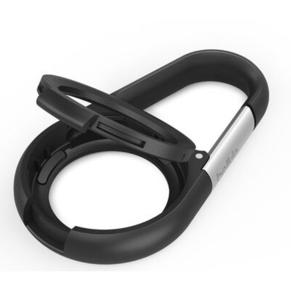 Фото - Чехол для беспроводного маяка Belkin Secure Holder Carabiner AirTag, Black (MSC008BTBK)